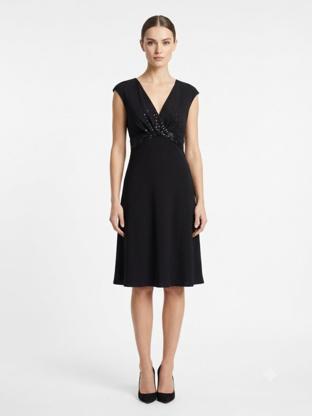 Evan Picone Little Black Dress Formal Party Sleeveless 10 NWT